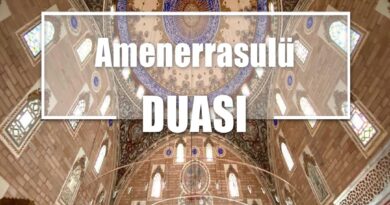 Amenerrasulü Duası | Doğru Türkçe Okunuşu, Meali ve Arapçası